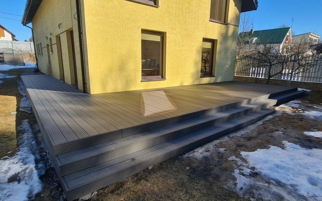 WPC (medžio kompozito) terasa