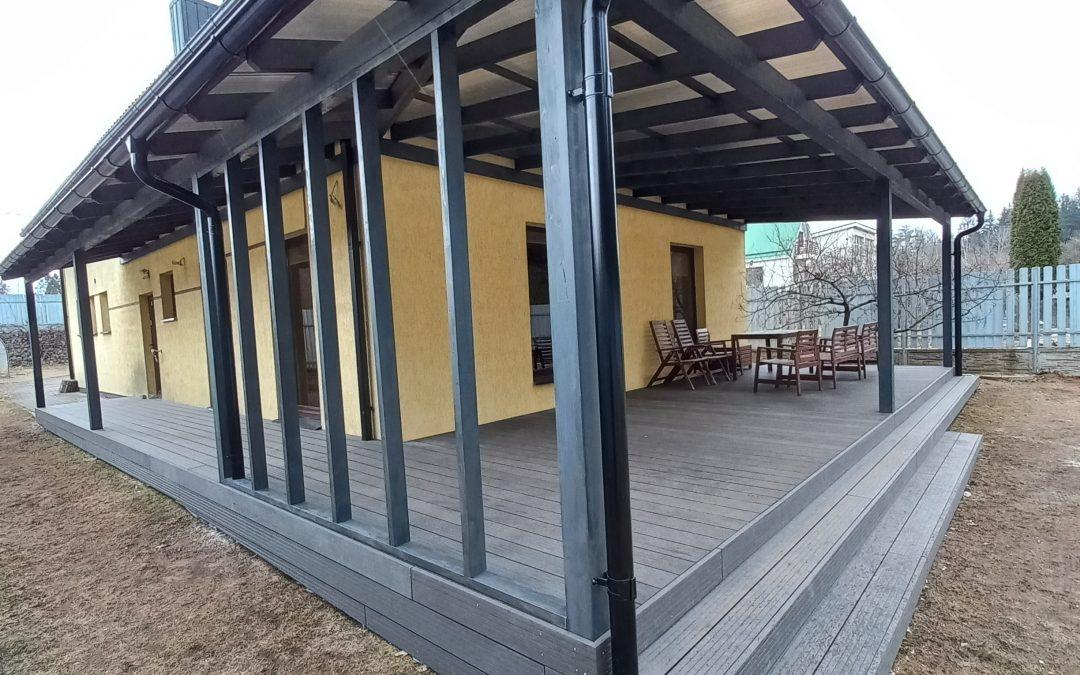 WPC terasa su polikarbonato stogine