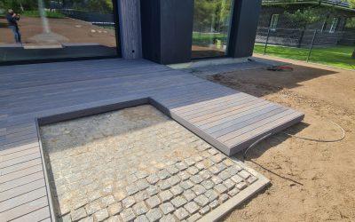 Ar galima terasą įrengti ant senų plytelių ar betono?
