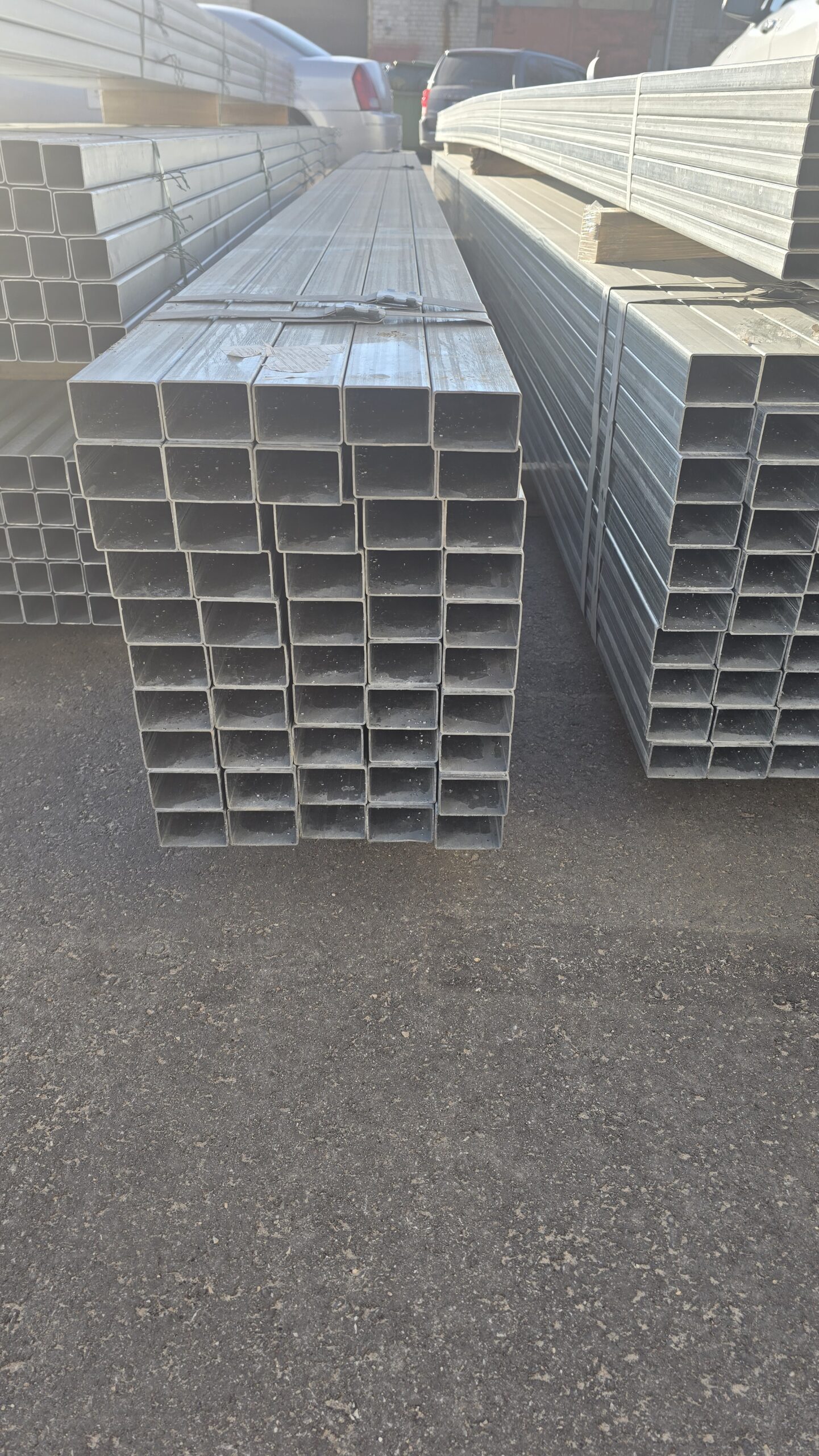 Skersinė cinkuoto metalo sija 40x60x6000x1.5 - Image 2