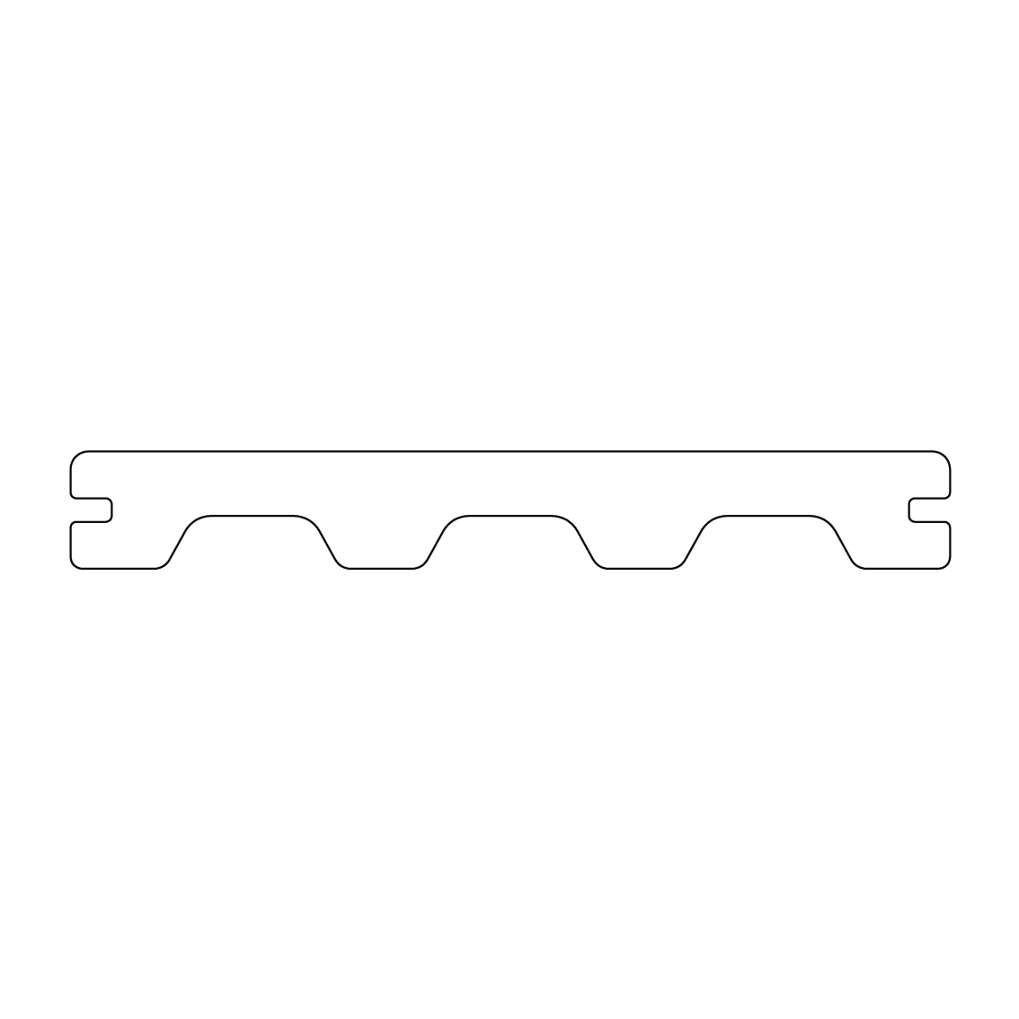 WPC terasinė lenta NORDIC 20x150mm, pilka spalva -1